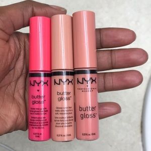 Bundle of NYX Butter Gloss